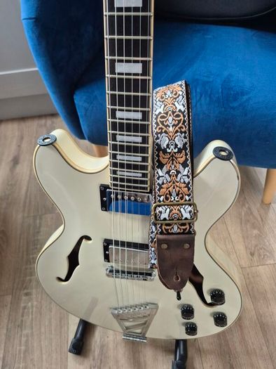 D"Angelico Premier DC Champagne