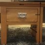 Solid Oak Coffee Table & 2 Matching Lamp Tables Set Image 4