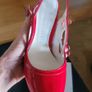 Martinez Valero Red Patent Leather Ladies Shoes Size 5 UK 38 EU Image 2