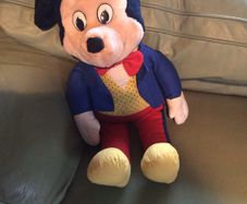 Vintage Mickey Mouse Plush can post