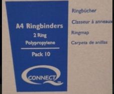 Box of 10 A4 ringbinders