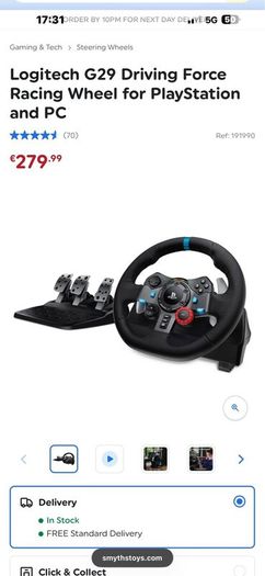 Logitech G29 driving force