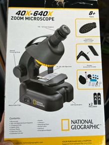Microsope, book and slides