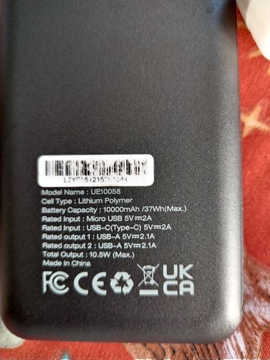 Set of x2 Usb Battery Banks