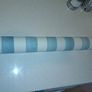 Wallpaper B&Q Blue White Stripe Brand New Image 6