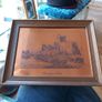 Copper Etchmaster Original - Carrickfergus Castle made in Alresford Hampshire England vintage Wall decoration home  painting frame Image 3