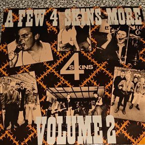 4 Skins, A few 4 Skins More Vol 2,  2 x LP Punk Oi Skinhead