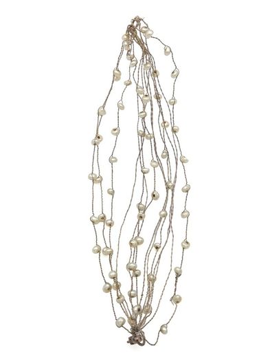 Vintage 925 Sterling Silver & Freshwater Pearls Bracelet