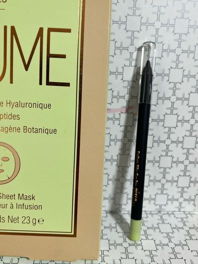 Pixi 3X volumzinb infusion sheet mask set and endless silky eye pencil in black noir