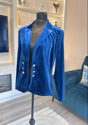 Brand New Royal Blue Blazer from Vila. Size Small UK 8 / EU 36