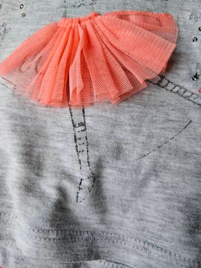 NEXT Girls Long-sleeved T-shirt in Grey 3-4 Years