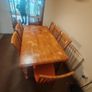 Large dining table and chairs Image 2