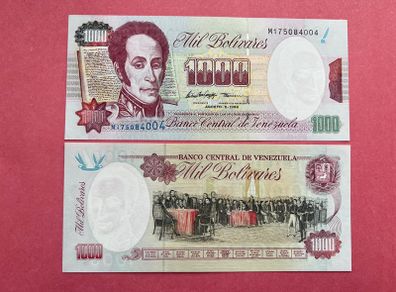 Venezuela 1000 Bolivares 1998  Pick  76c. ( Uncirculated)