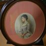 Vintage large oval picture Image 3