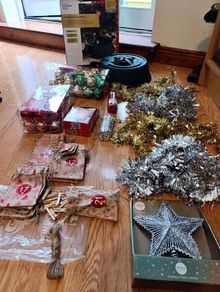 Complete Christmas Decoration Bundle + Premium Tree Stand & Lights