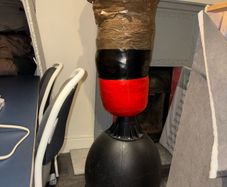 Free Standing Punch Bag- Needs Repair / For Parts
