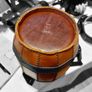 leather whiskey/spirit bottle barrel Image 4