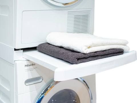 WPro Universal Stacking Kit with Shelf for Tumble Dryer on Washing Machine