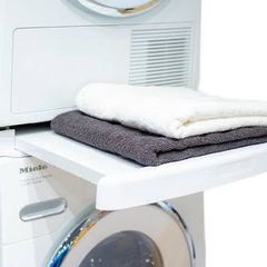 WPro Universal Stacking Kit with Shelf for Tumble Dryer on Washing Machine
