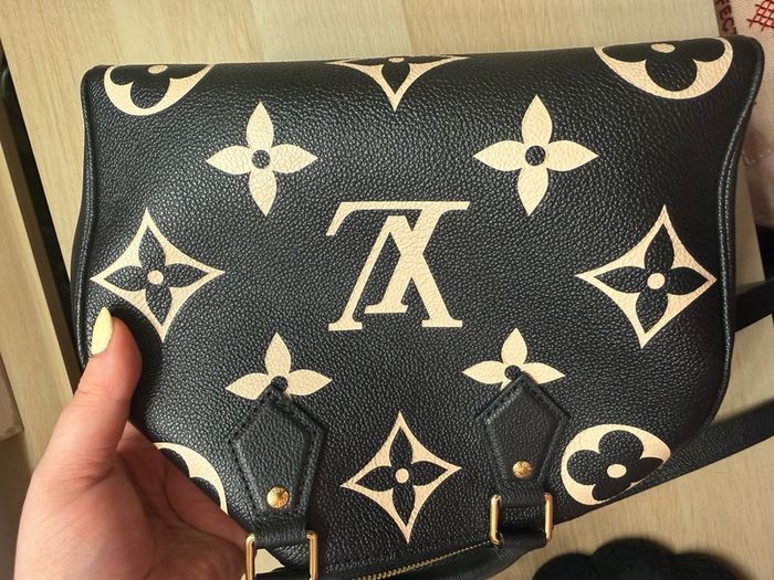 Louis Vuitton Speedy 25 Bandouliere Bicolour Monogram Empreinte (NFID) GH