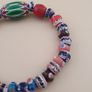 Vintage Venetian Style mix Glass Bead Bracelet Image 7
