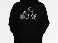 main image for ad Kinda Sus Among Us Hoodie