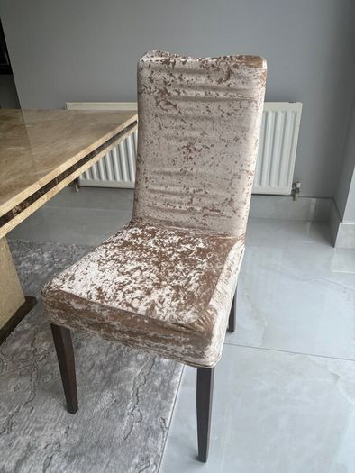 Marble Dining Table with 8 Chairs