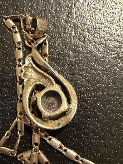 silver necklace