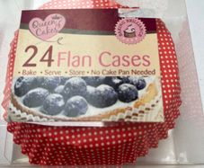 24 Paper Flan Cases