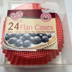 24 Paper Flan Cases