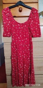 Size S/M Red summer dress