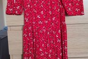 Size S/M Red summer dress