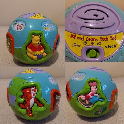 VTECH Roll and Learn Ball - Winnie the Pooh educational Musical toy