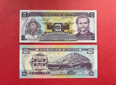Honduras  2 Lempiras  2004. ( Uncirculated )