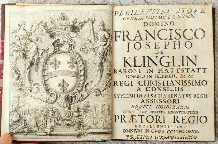 Medical dissertation, Wencker, Augustus. Observatinem Rariorem de Virgine, 1735