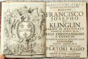 Medical dissertation, Wencker, Augustus. Observatinem Rariorem de Virgine, 1735