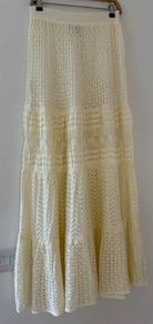 Farm Rio crochet maxi skirt