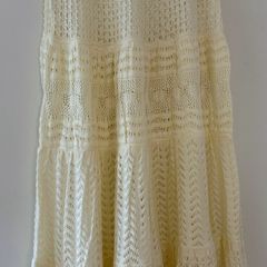 Farm Rio crochet maxi skirt