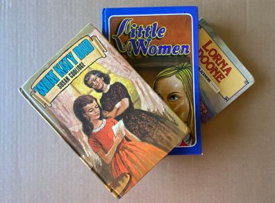 Vintage Books Bundle Classics Little Women What Katy Did Lorna Doone