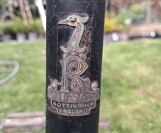 antique mens Raliegh  high nelly bike