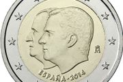 Spain 2 Euro Commemorative Coin 2014 -King Felipe VI. Uncirculated.