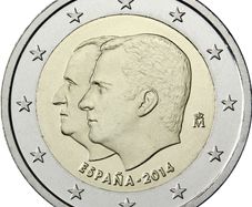 Spain 2 Euro Commemorative Coin 2014 -King Felipe VI. Uncirculated.