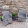 Rattan Table and chairs Image 6