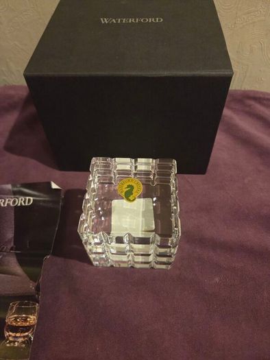 Waterford Crystal Cube Paperweight