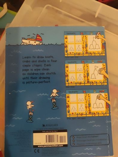 BNIB I can draw book, wipe clean