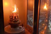 Antique French oil lamp maker Firmin Le Drezen  L.D.F working perfect ...nice!