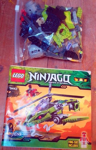 Lego Ninjago 9443: Rattlecopter (2012) 100% Complete (NO BOX)