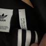 Black velour Adidas track top Image 4
