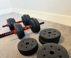 30kg Adjustable Dumbbell & Barbell Set