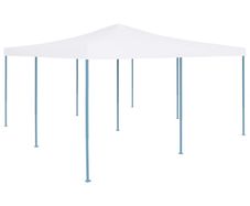 Folding Gazebo 5x5 m White